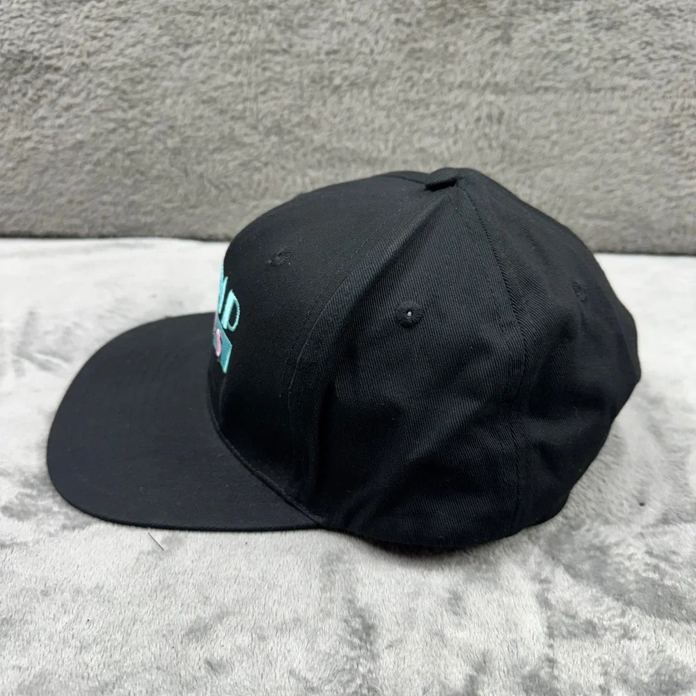 Poler Vice Hat Mens OS‎ Black New Camp Vibes Snapback Flat Brim 223ACU7009-BLK